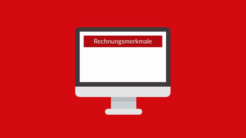 Foto: Rechnungsmerkmale